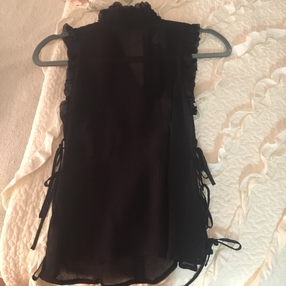 Black sheer top from Moschino Jeans